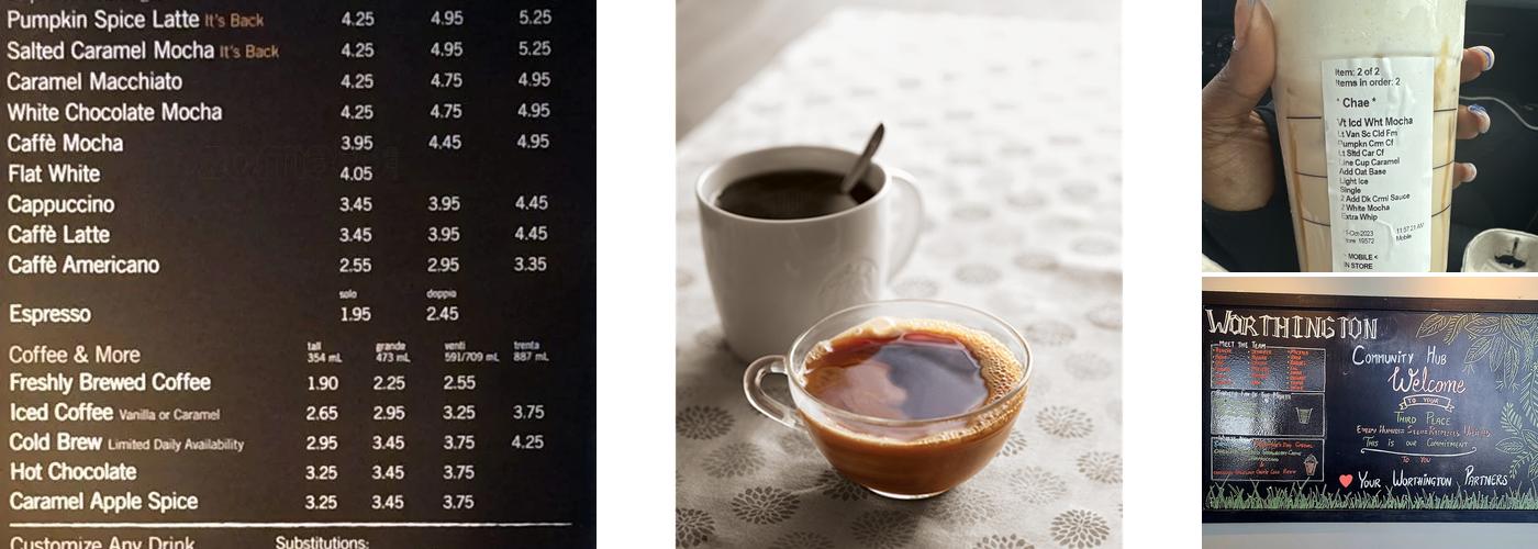 Starbucks Menu