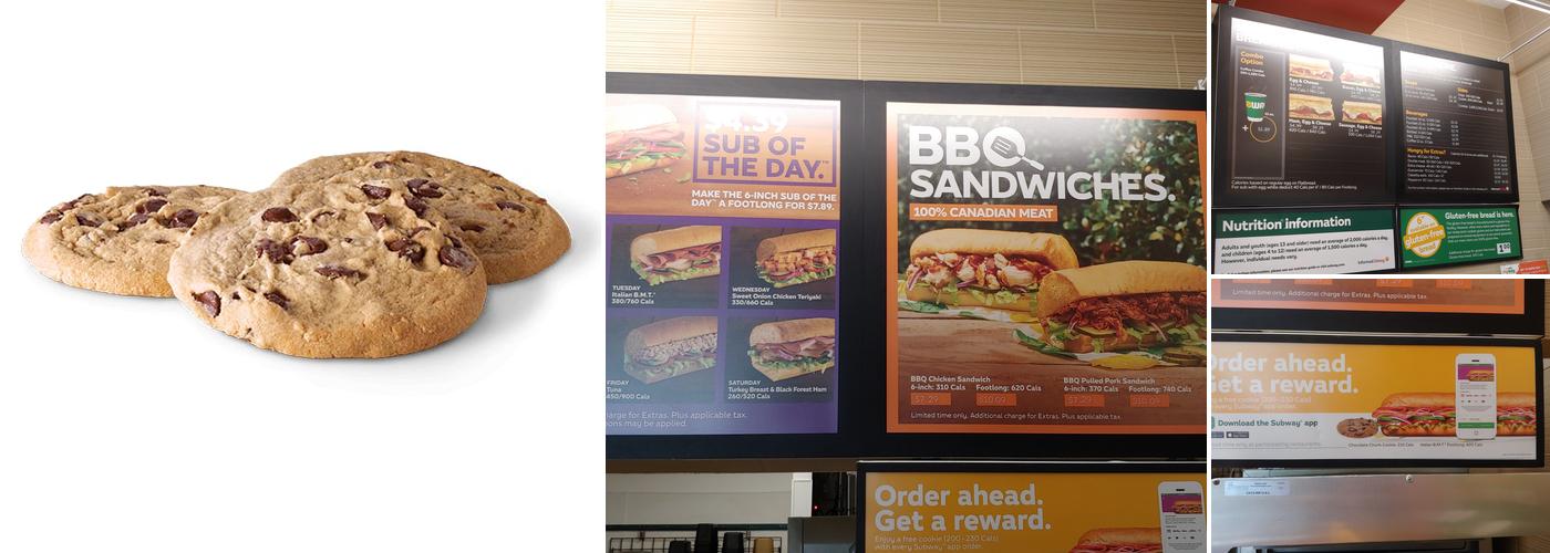 Subway Menu