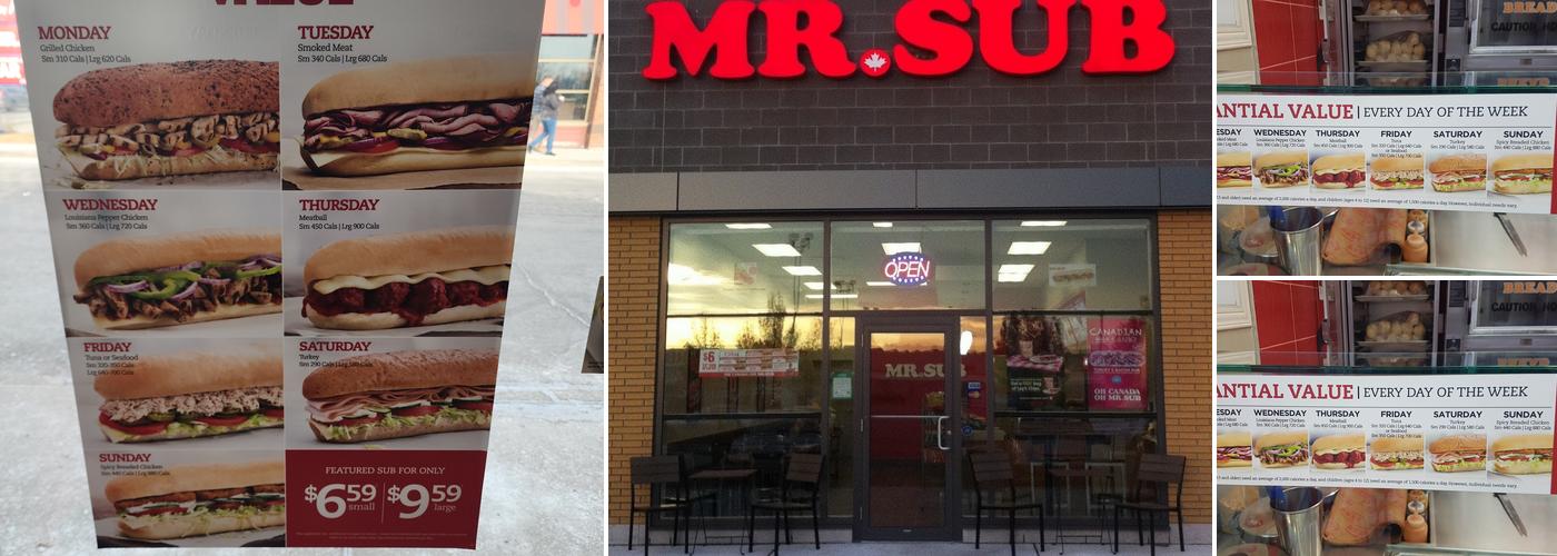 Mr.Sub Menu