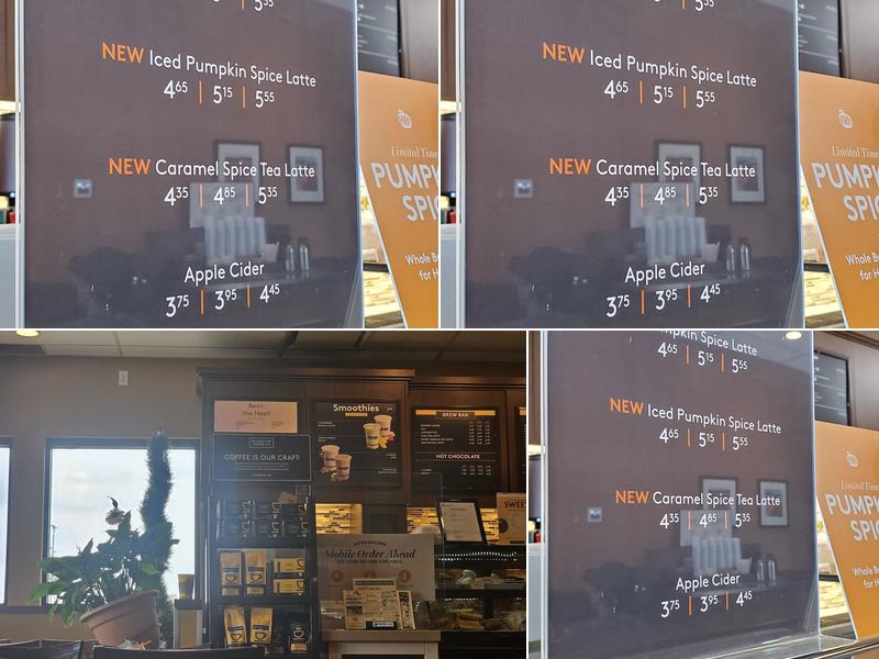 Second Cup Café Menu