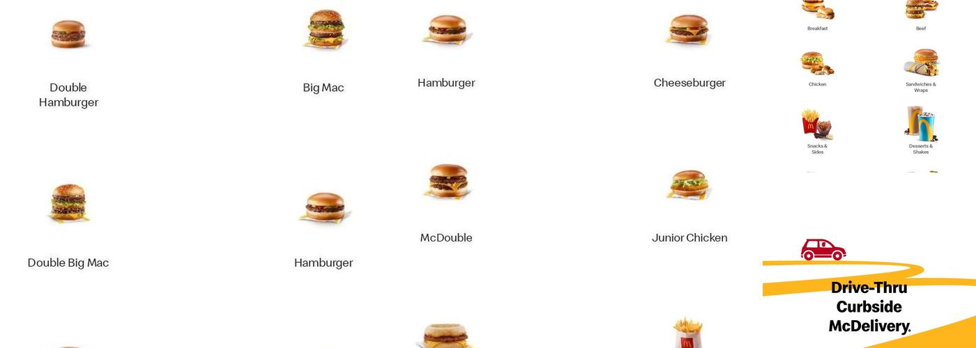 McDonald's Menu
