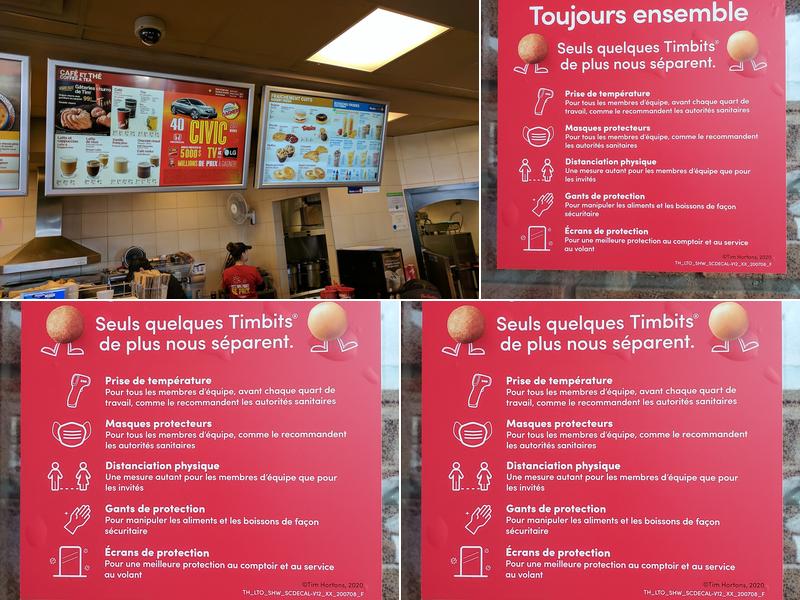 Tim Hortons Menu
