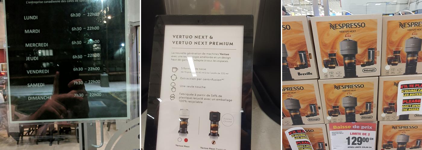 Second Cup Café Menu