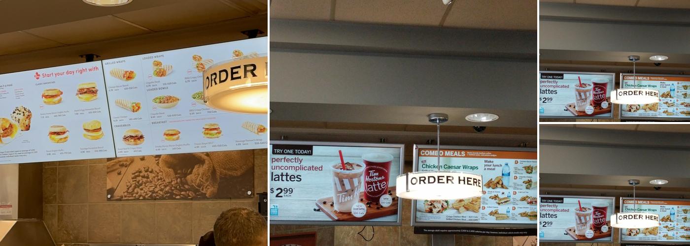 Tim Hortons Menu