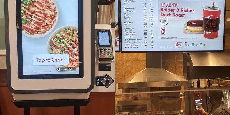 Tim Hortons Menu