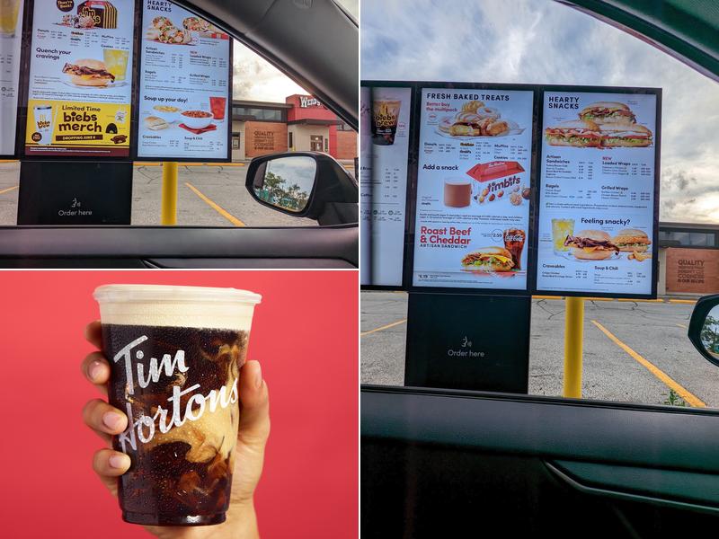 Tim Hortons Menu