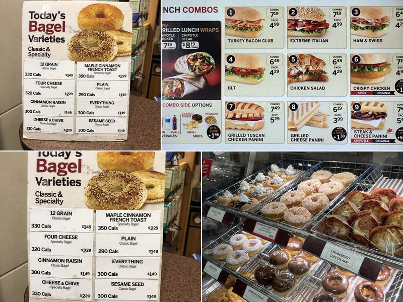 Tim Hortons Menu