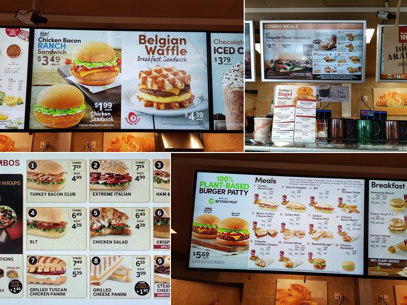 Tim Hortons Menu