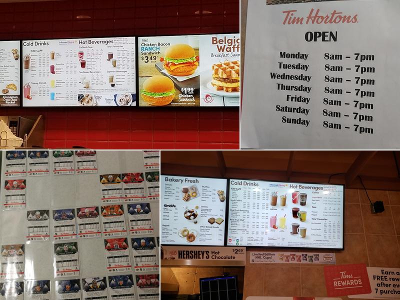 Tim Hortons Menu