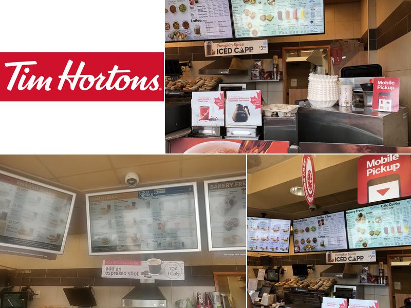 Tim Hortons Menu