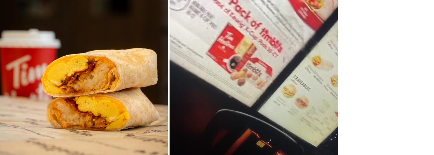 Tim Hortons Menu