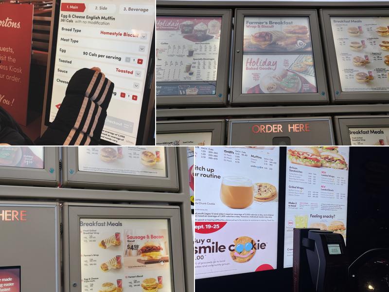 Tim Hortons Menu