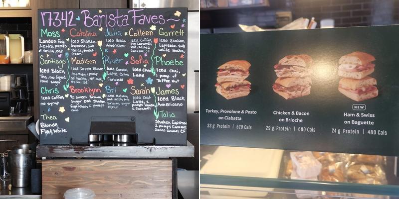 Starbucks Menu