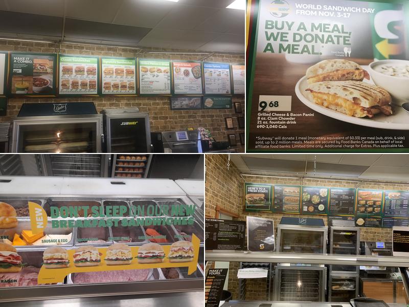 Subway Menu