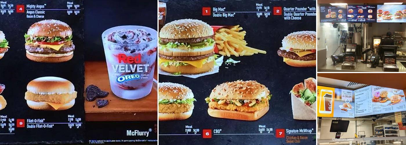 McDonald's Menu