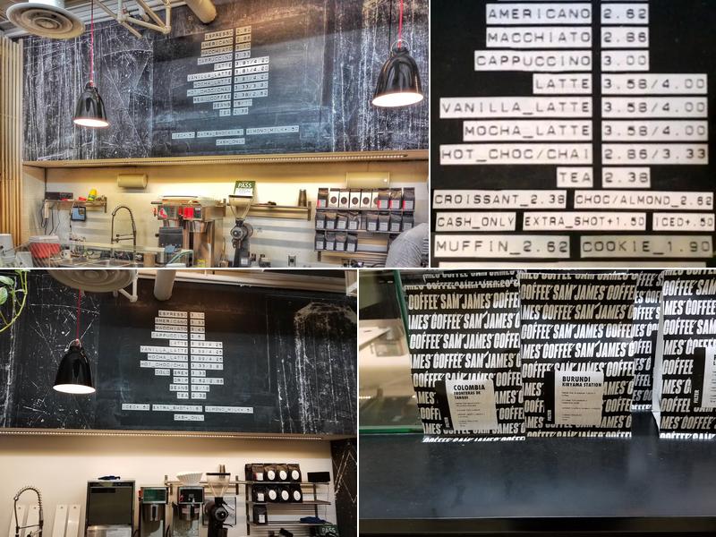 Sam James Coffee Bar - PATH Menu