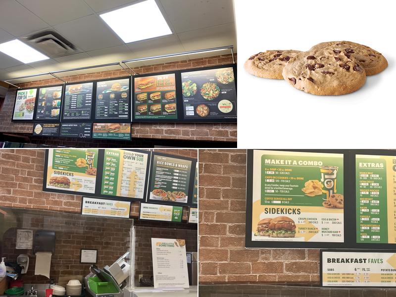 Subway Menu