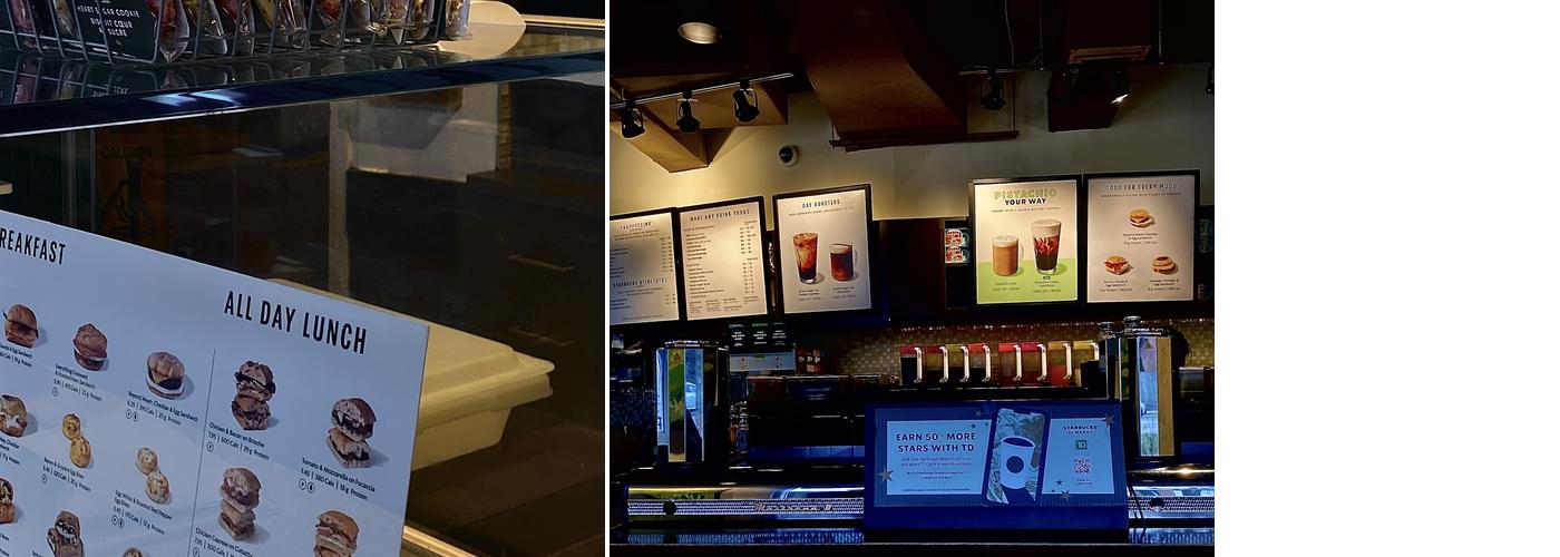Starbucks Menu