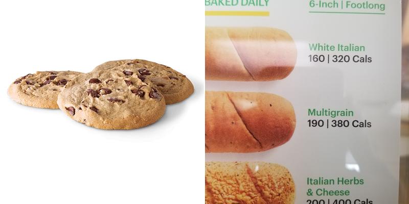 Subway Menu