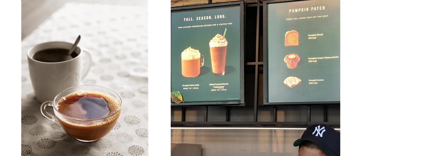 Starbucks Coffee Company Menu