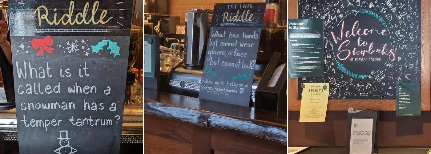 Starbucks Coffee Company Menu