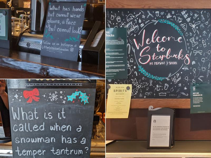 Starbucks Coffee Company Menu