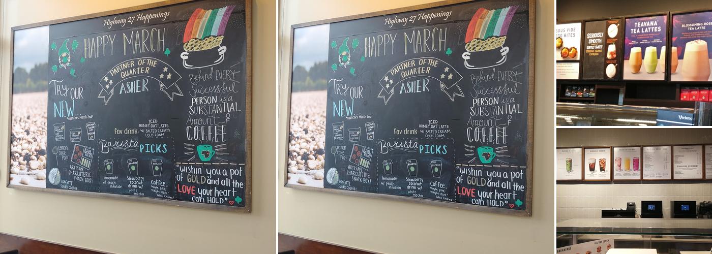 Starbucks Coffee Company Menu