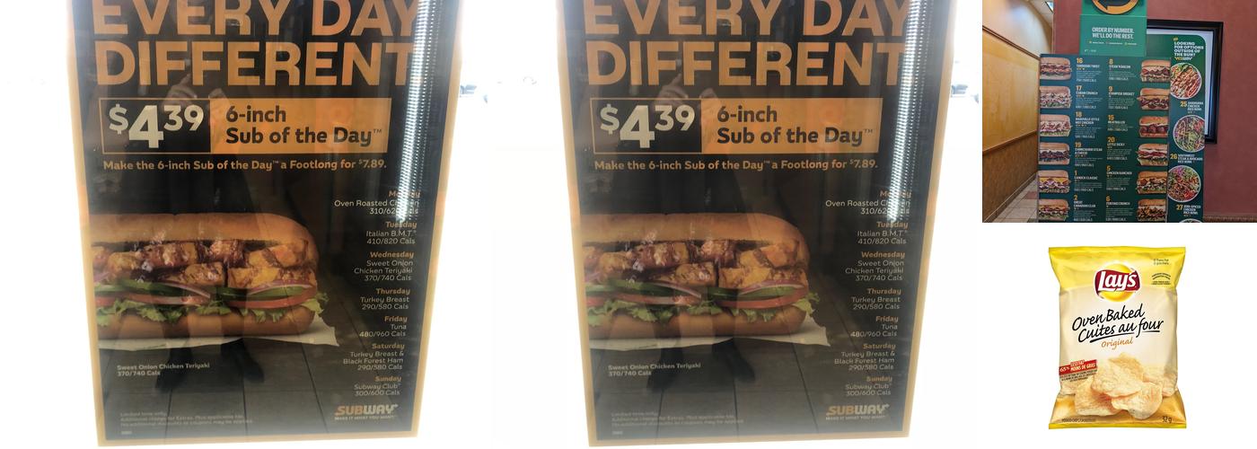 Subway Menu