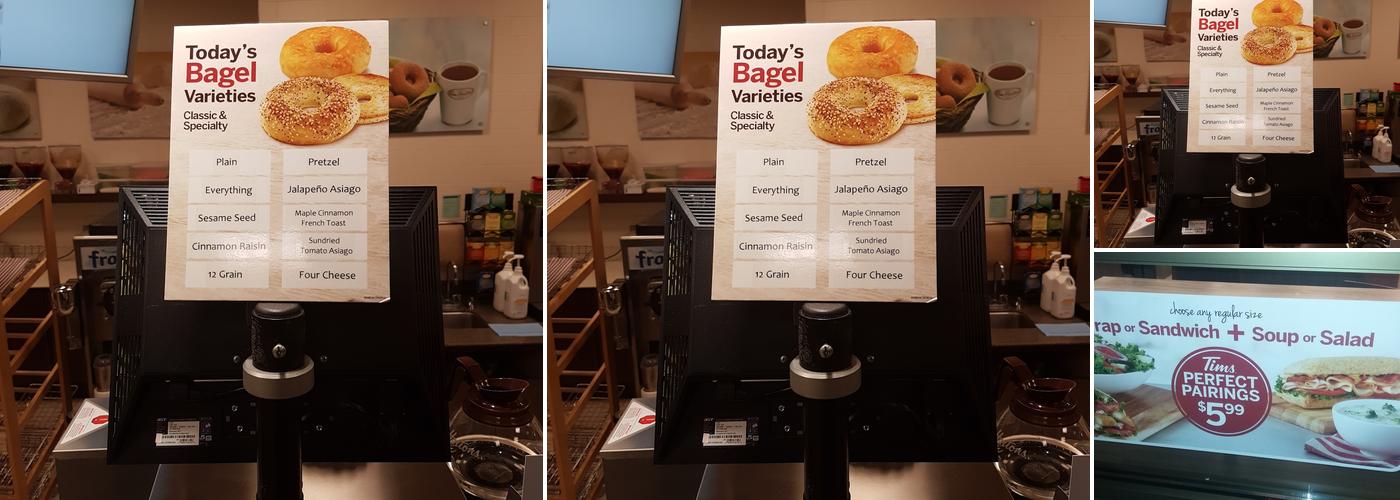 Tim Hortons Menu