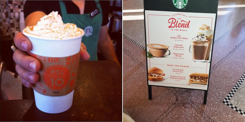 Starbucks Menu