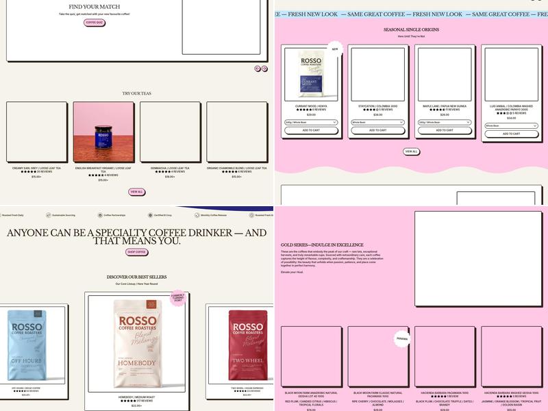 Rosso Coffee Roasters - Ramsay Menu