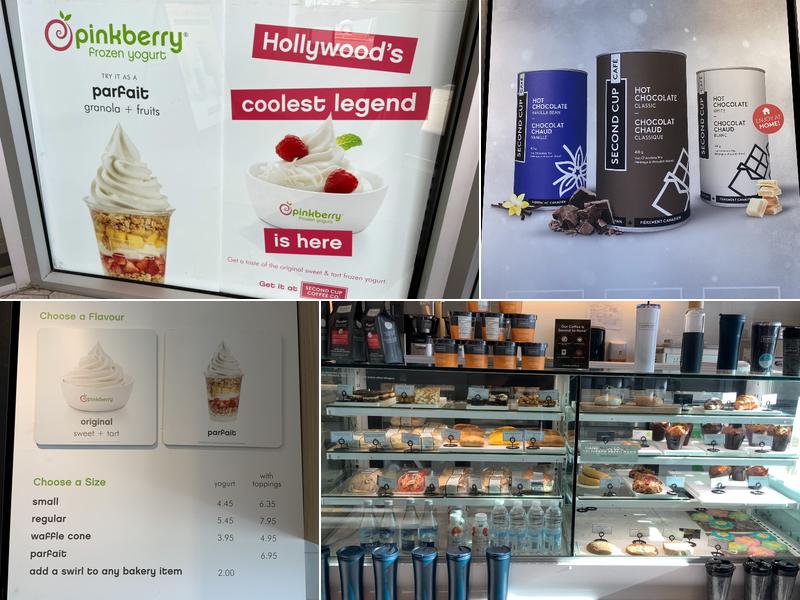 Second Cup Café Menu