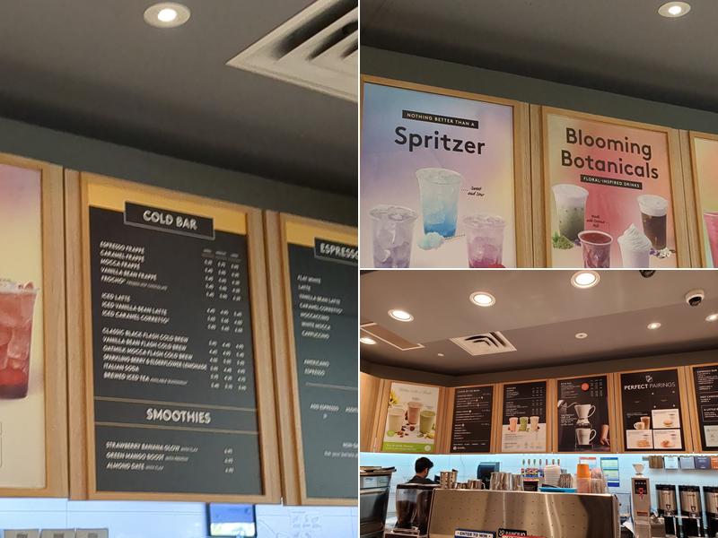 Second Cup Café Menu