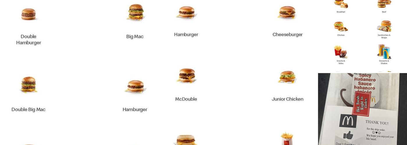 McDonald's Menu
