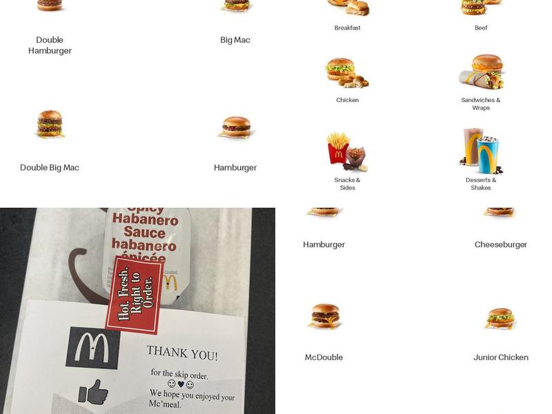 McDonald's Menu