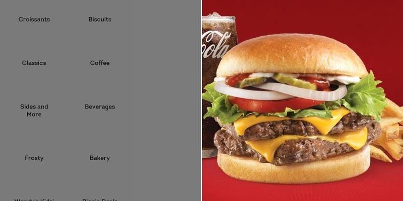 Wendy's Menu