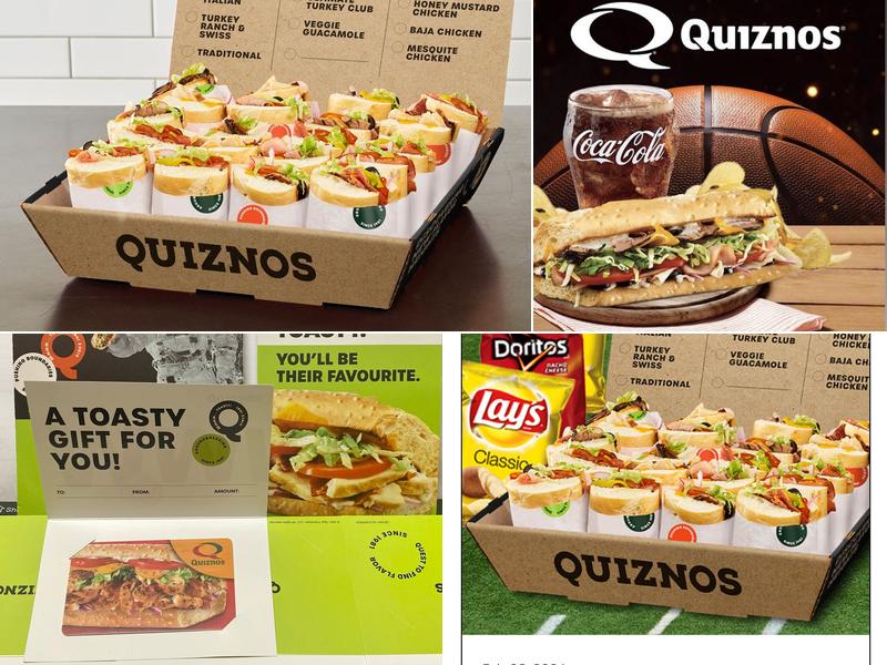 Quiznos Menu