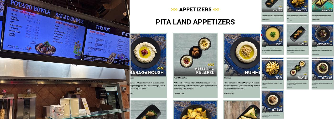 Pita Land Shawarma - Langstaff Menu