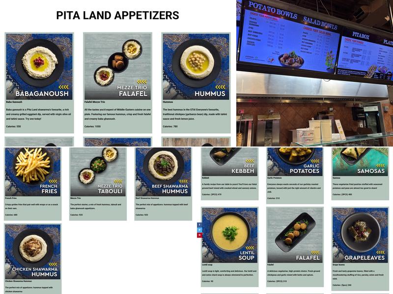 Pita Land Shawarma - Langstaff Menu