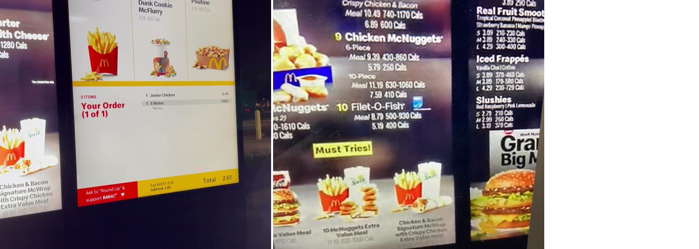 McDonald's Menu