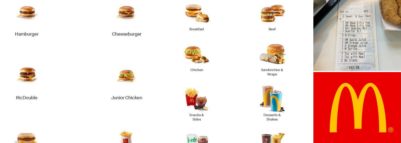 McDonald's Menu