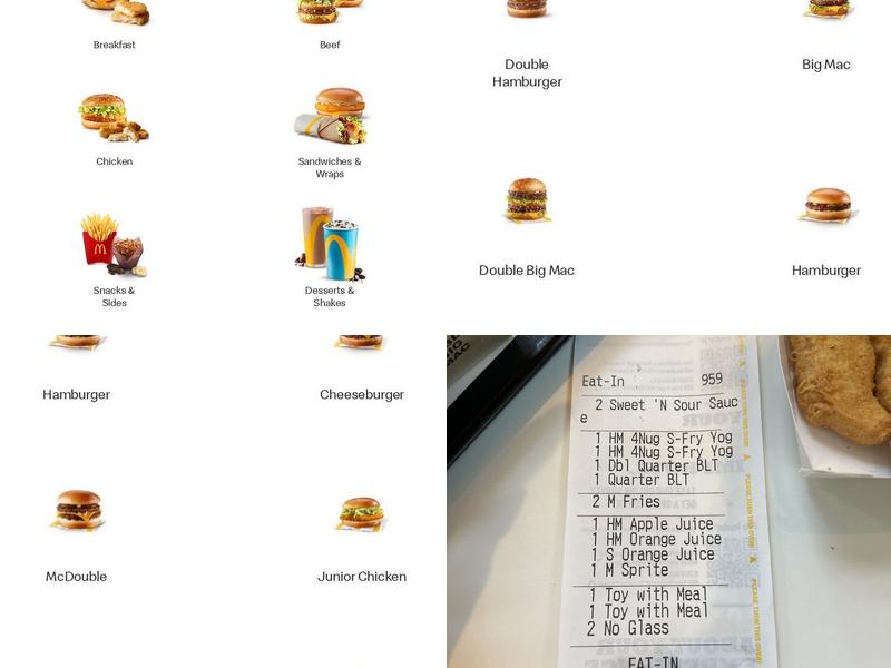 McDonald's Menu