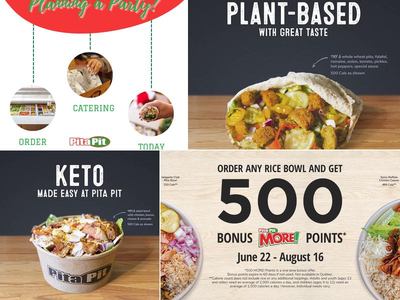 Pita Pit Menu