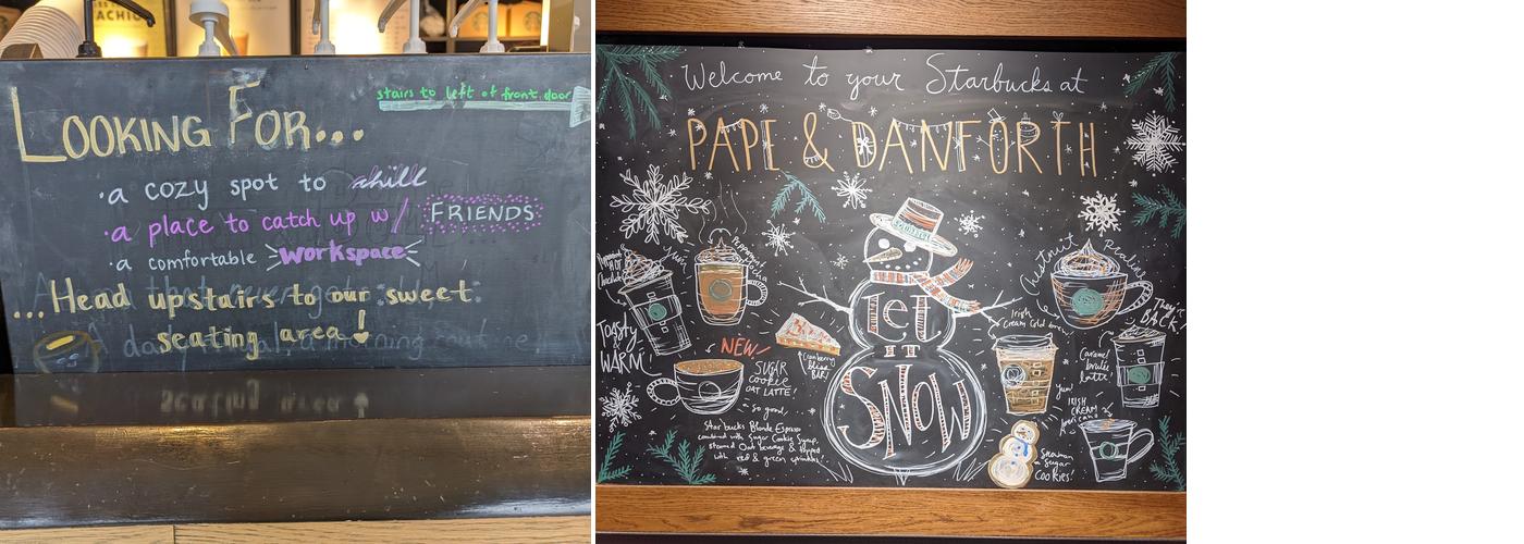 Starbucks Menu