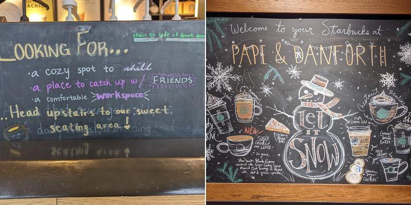 Starbucks Menu