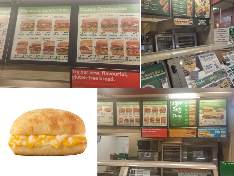 Subway Menu