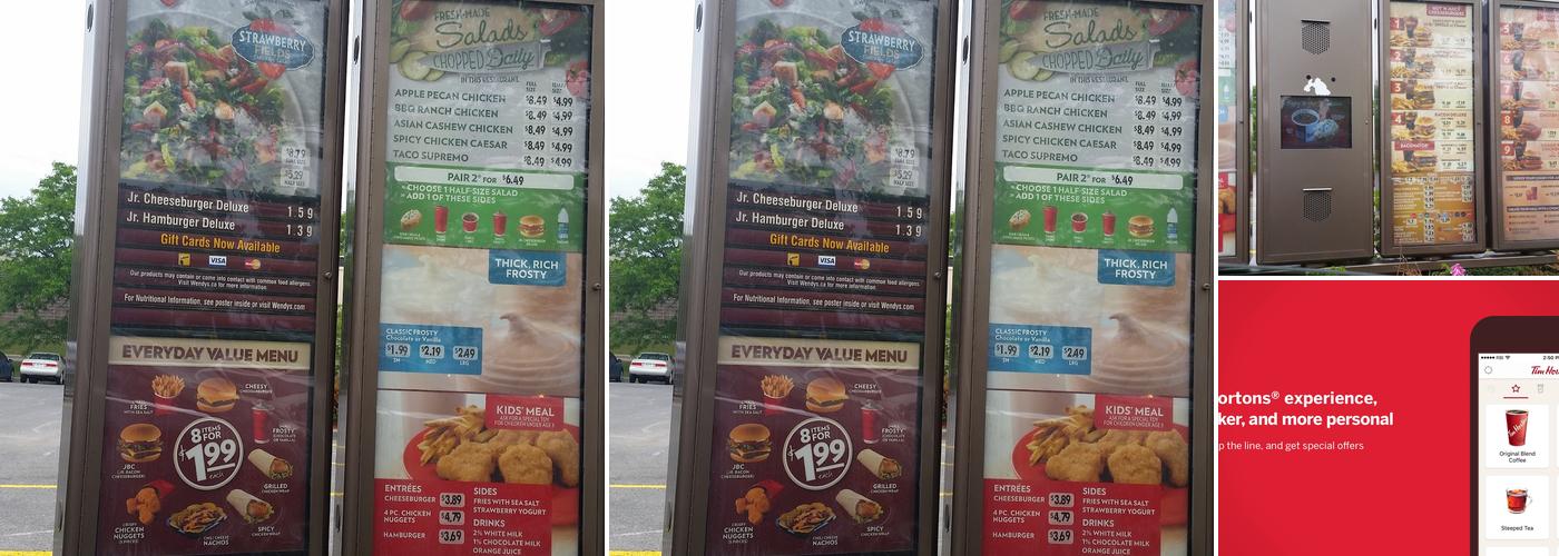 Tim Hortons Menu
