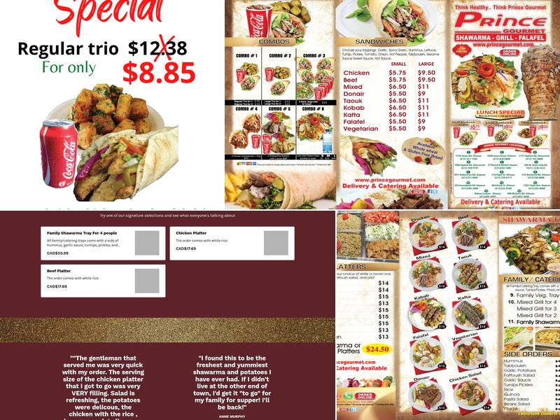 Shawarma Centre Menu
