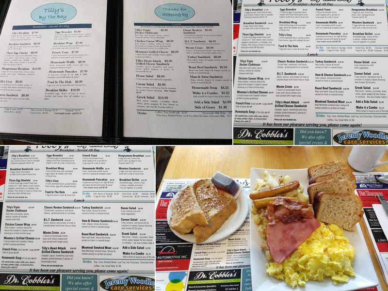 Tilly's By The Bay Café & Bakery Menu