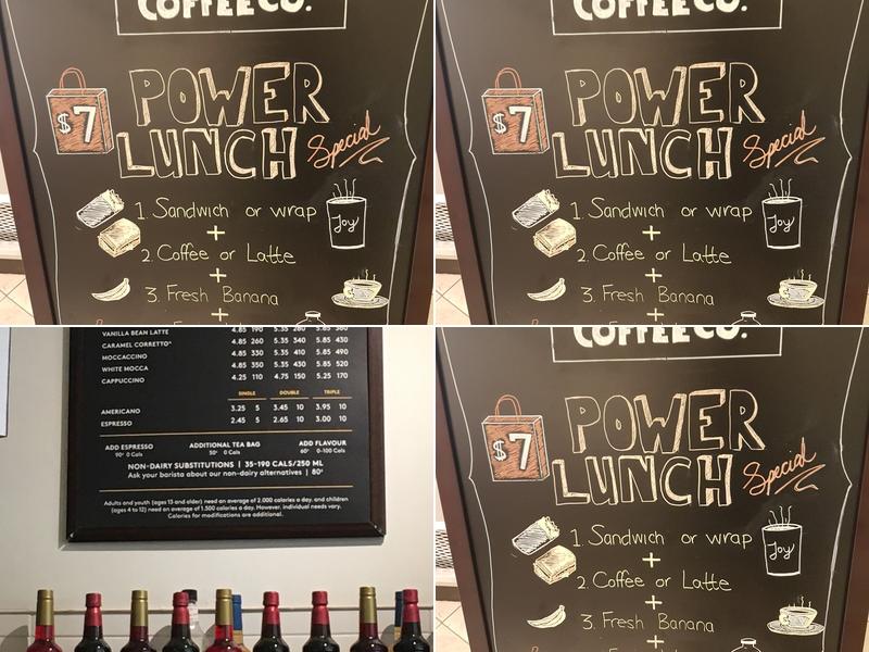 Second Cup Café Menu